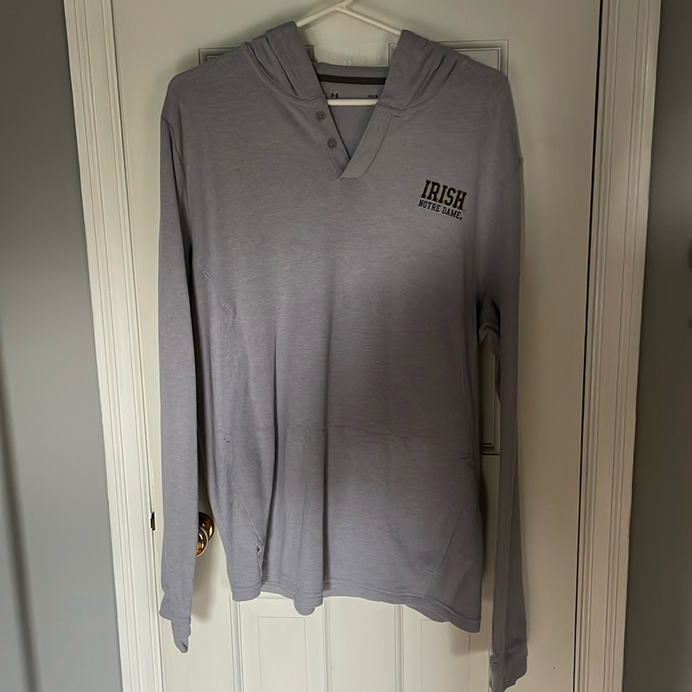 Notre Dame Irish thermal shirt hoodie